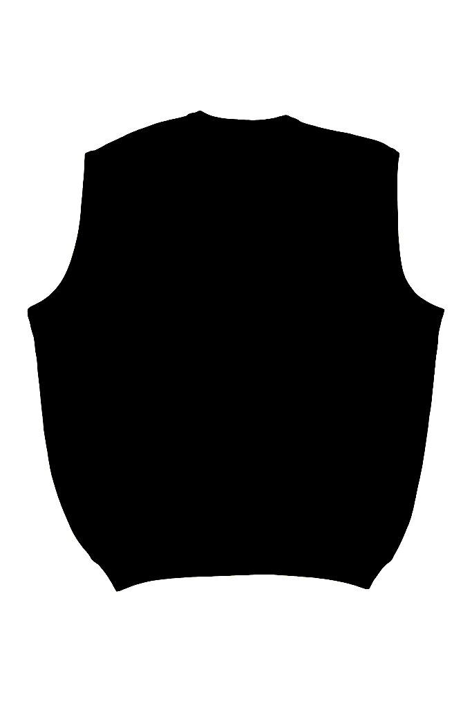 BLACK KNIT VEST